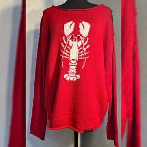 Wild Fable Red Lobster Graphic Sweater